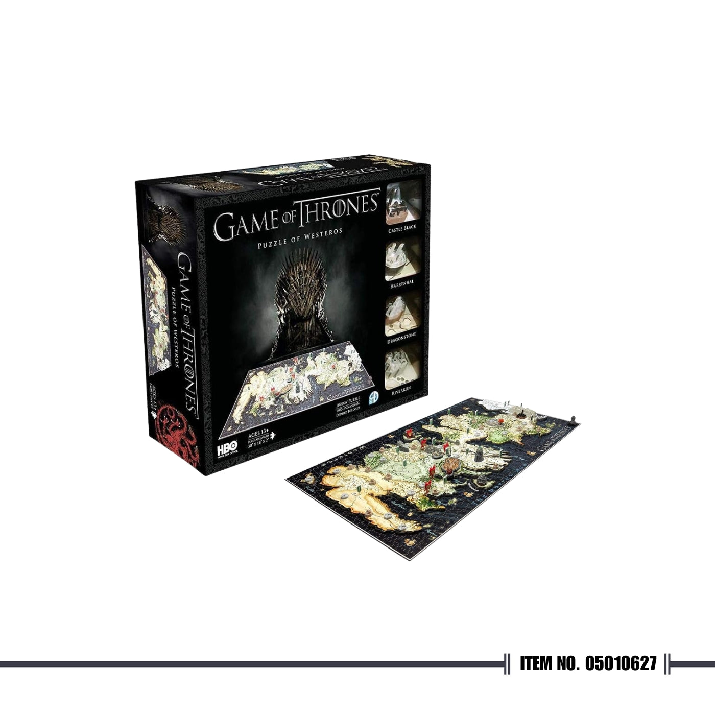 Game of Thrones 3D Map of Essos Puzzle