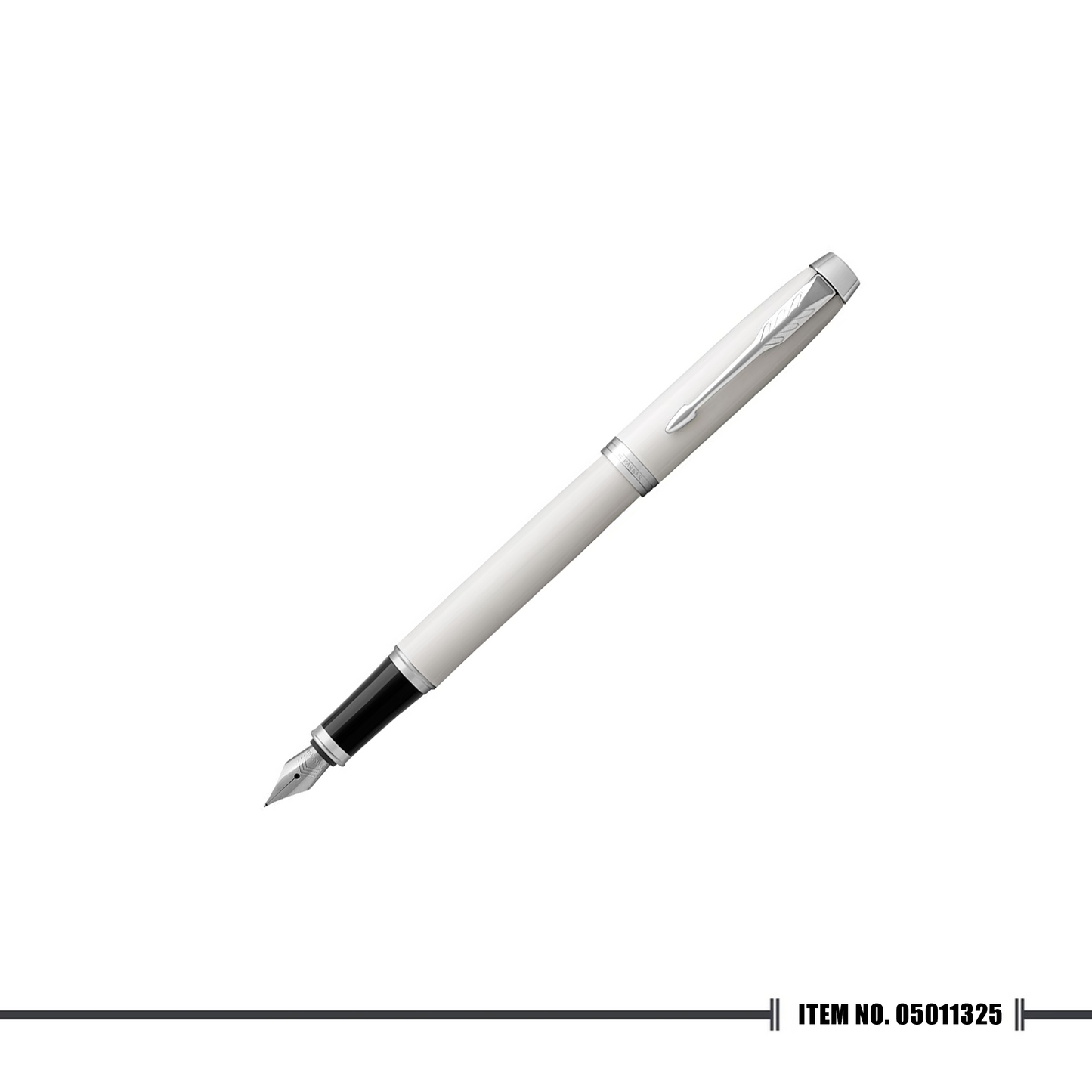 Parker IM White Chrome Trim FP Medium