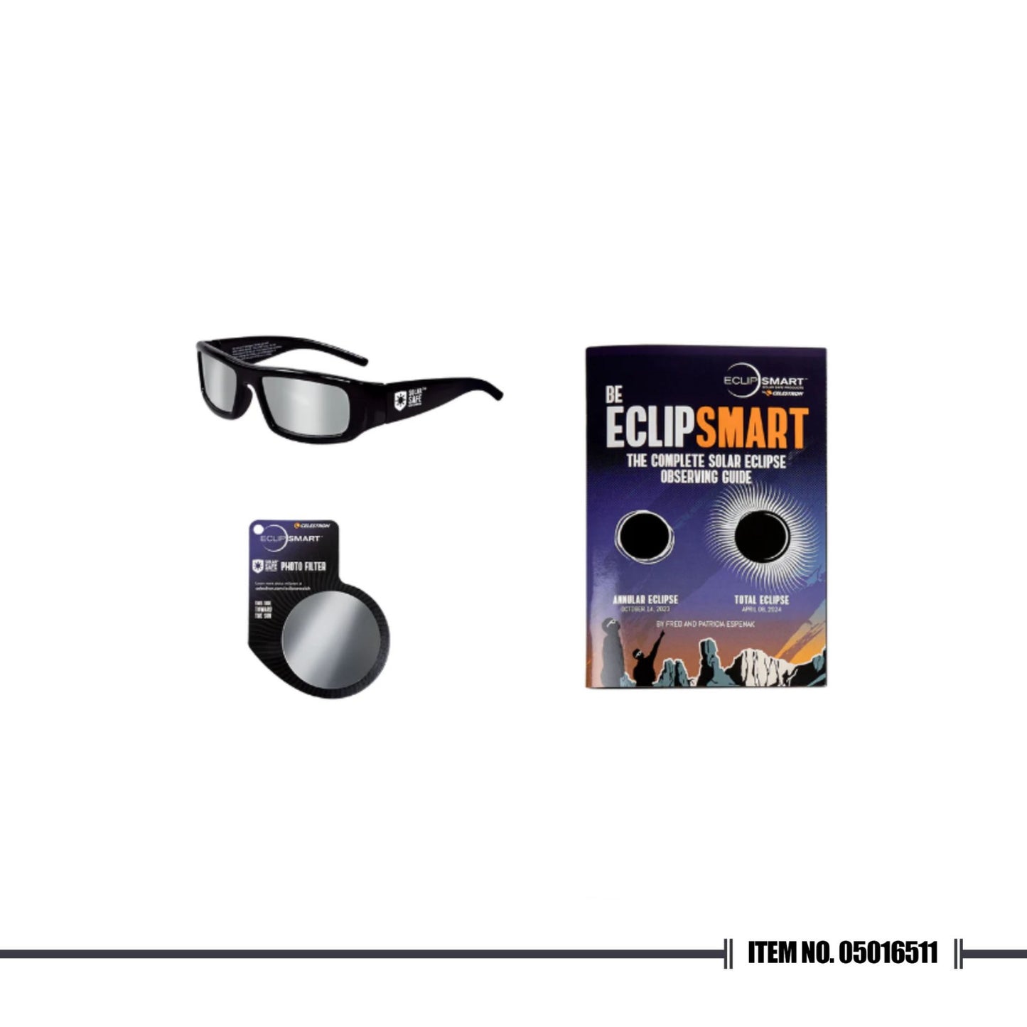 44413 Celestron EclipSmart 3 Piece Solar Eclipse Observing & Imaging Kit