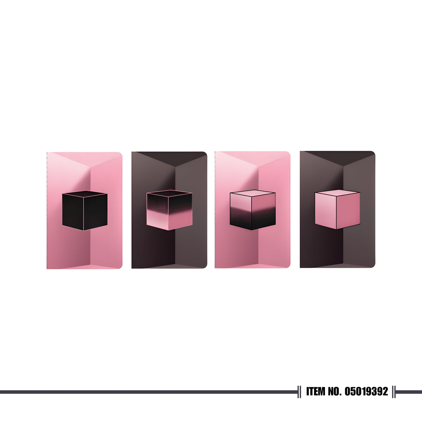 Moleskine x BLACKPINK Cahier Journal Set of 4, Pocket, Plain