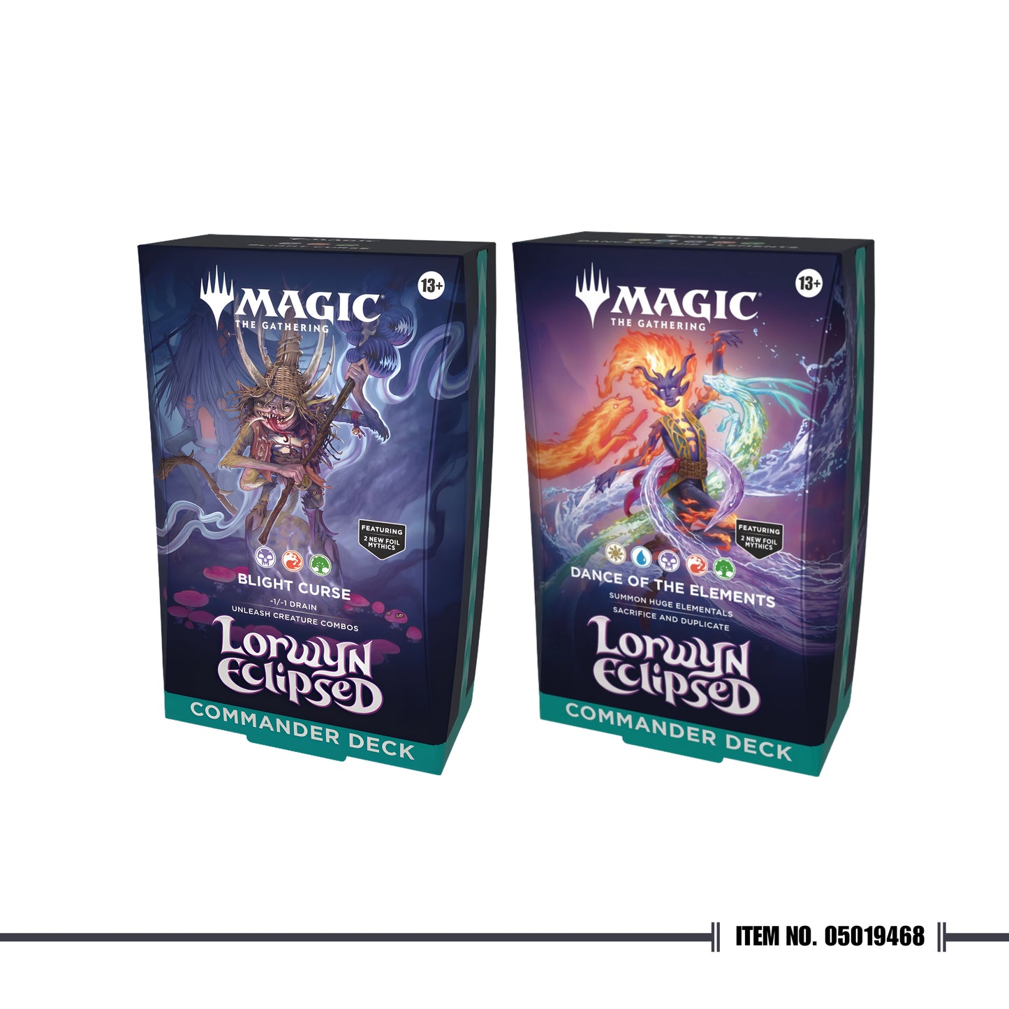 Magic: The Gathering Lorwyn Eclipsed Commander Display (2 Pairs)