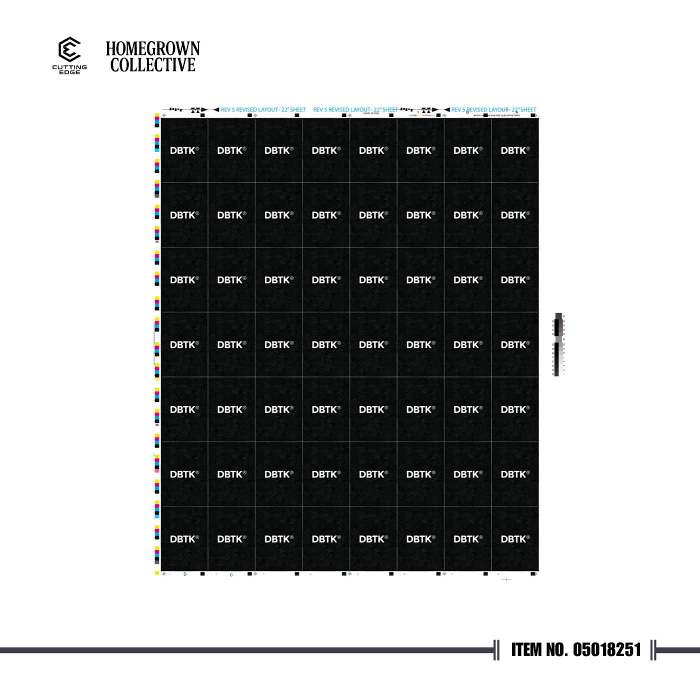 Bicycle® x DBTK® Uncut Sheet