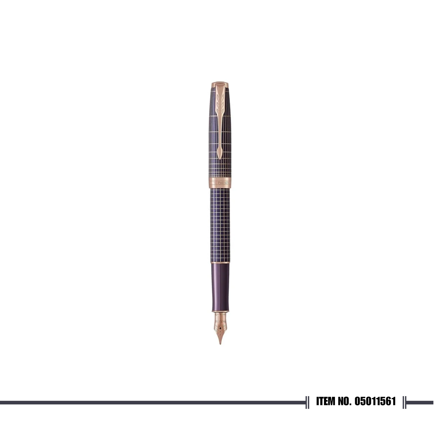 Parker Sonnet 18 Purple Chiselled PGT 18k Fountain Pen