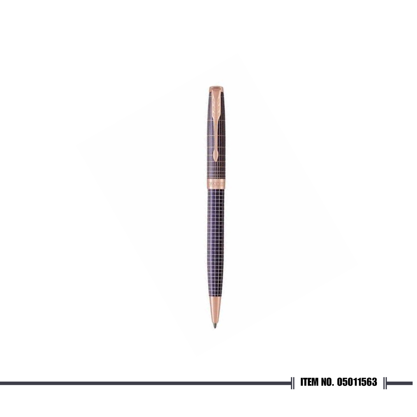 Parker Sonnet 18 Purple Chiselled PGT 18k Ballpoint Pen
