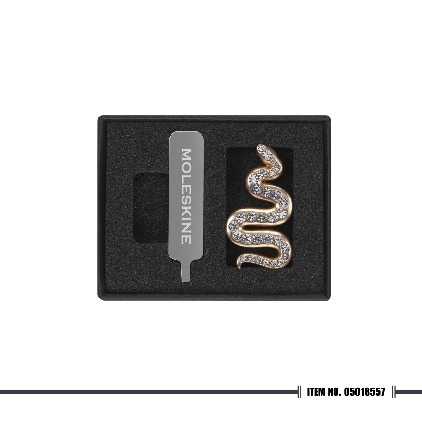 Moleskine Year of the Snake Crystal Pin