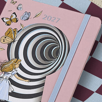 Moleskine Alice's Adventures in Wonderland Planner 2027, Weekly, Hard Cover, 12-Month, Large