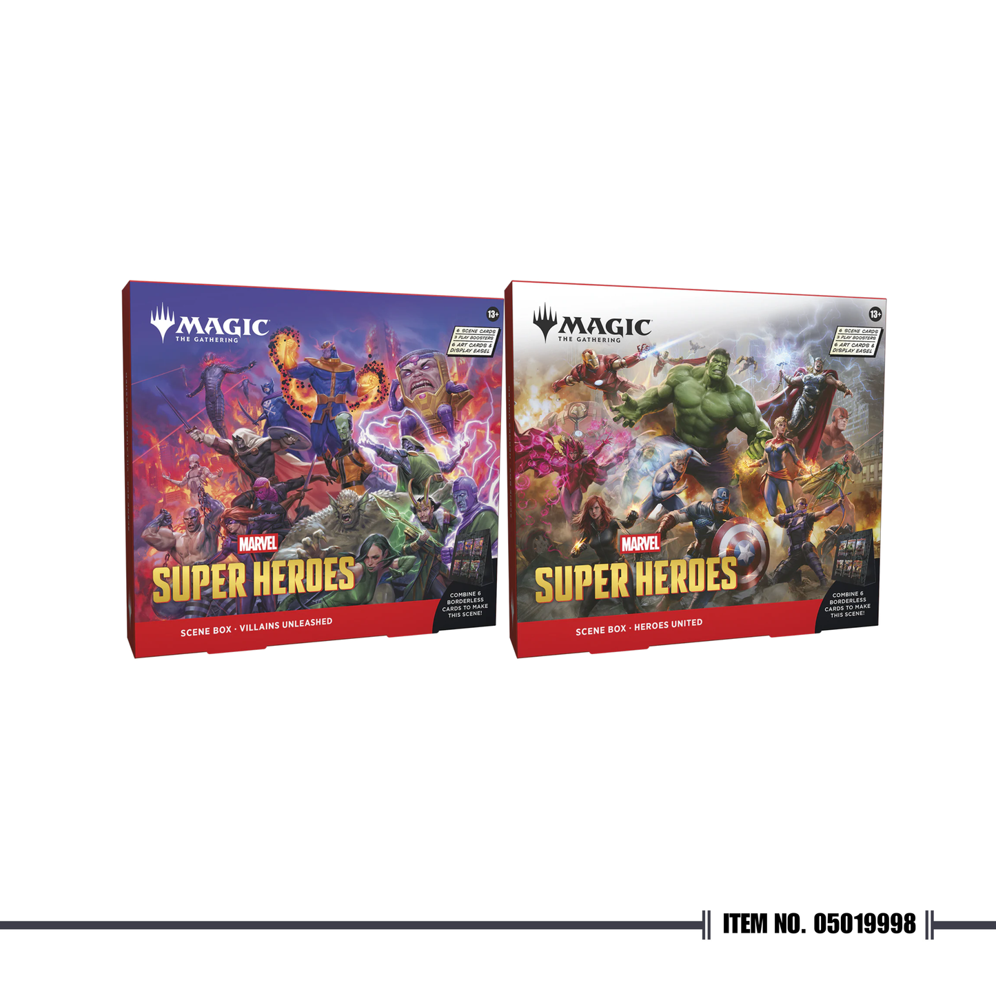 Magic: The Gathering Marvel Super Heroes Scene Box (Set of 2)
