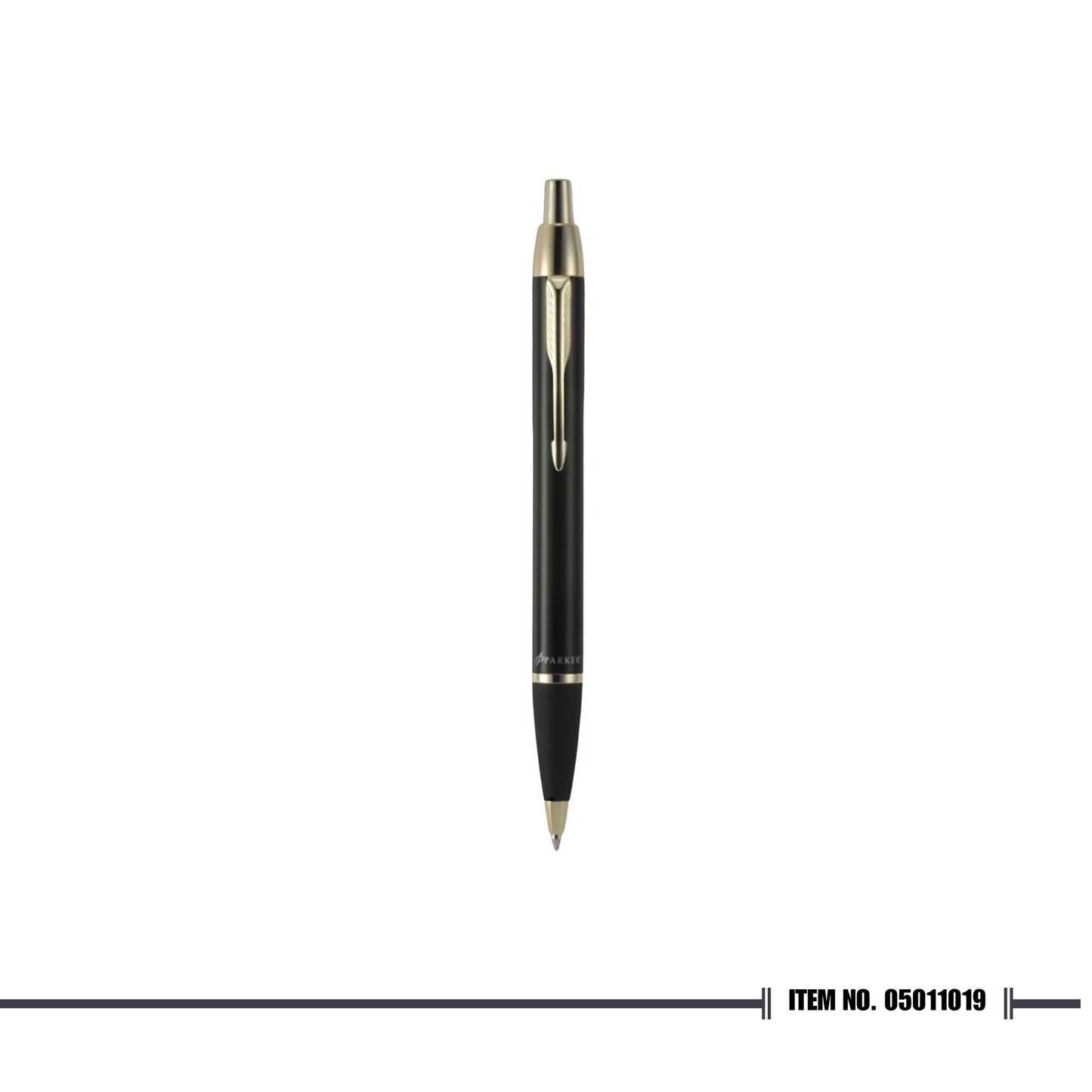 Parker IM Black Gold Trim Ballpoint Pen