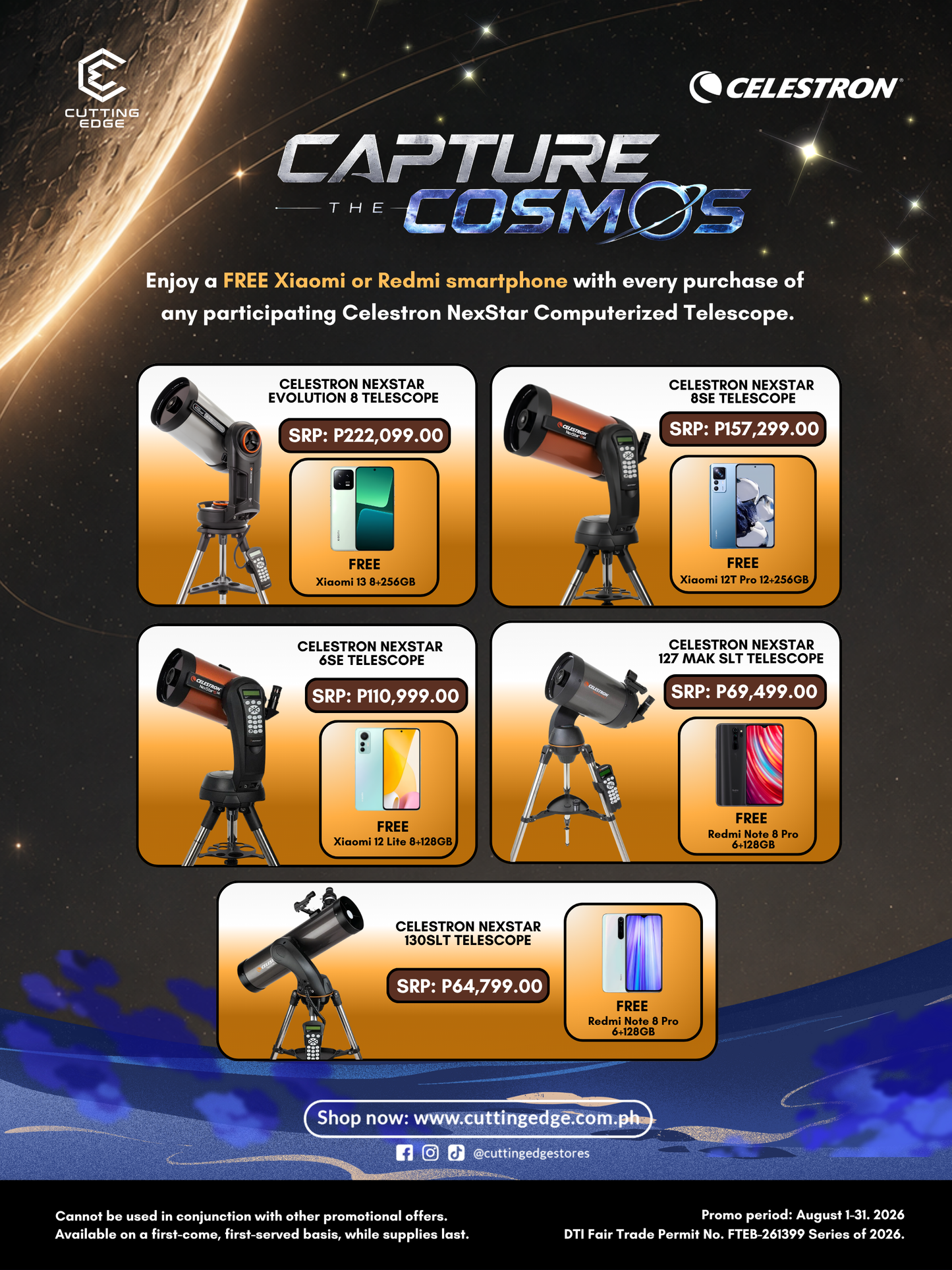 Capture the Cosmos (Celestron Promo)