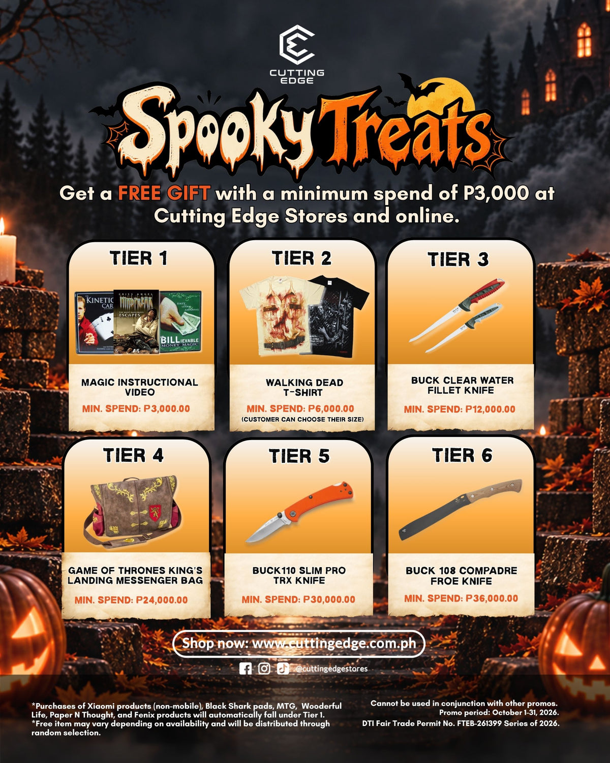 Spooky Treats (Tiered Promo) 🎃👻