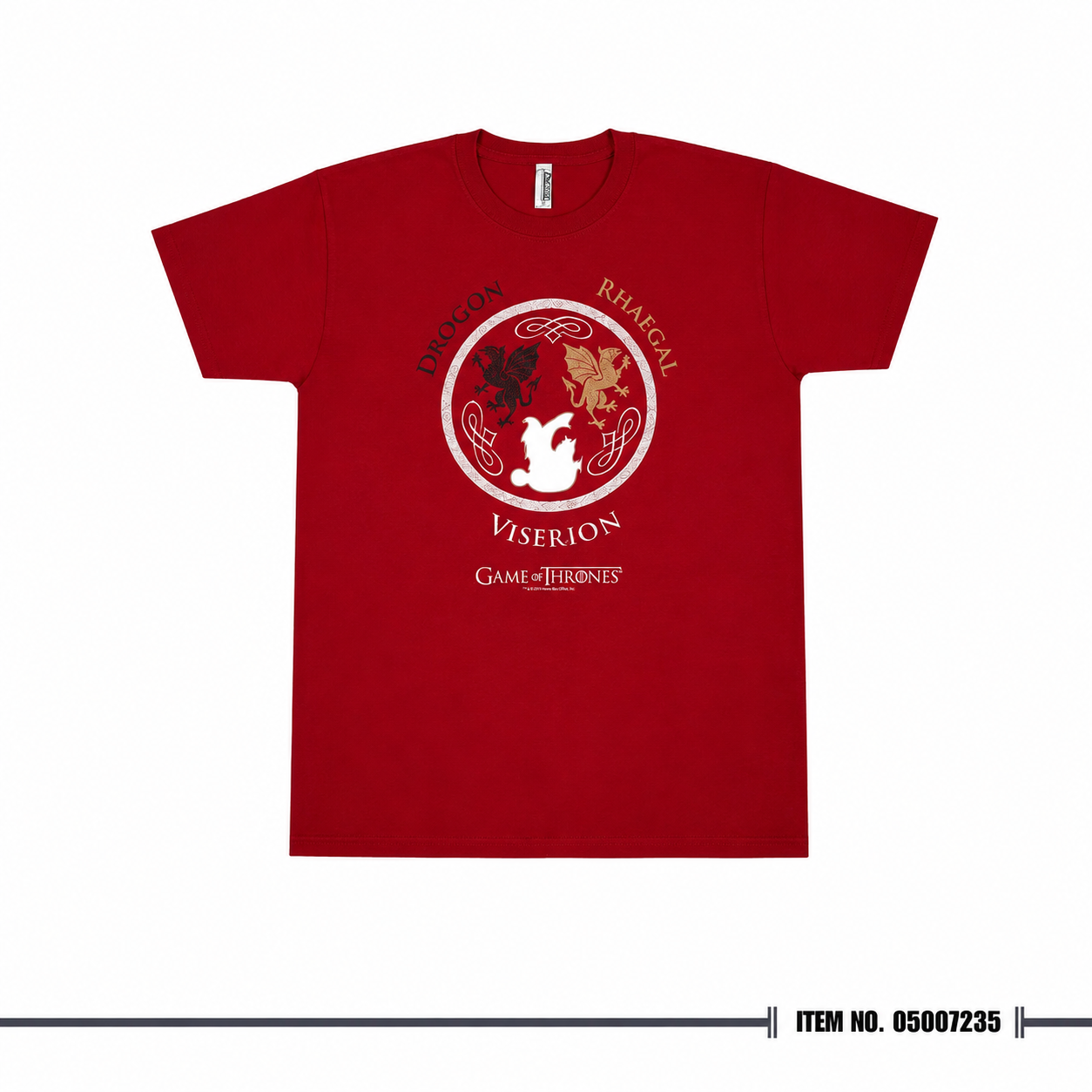 Game of Thrones Dragon Names T-shirt