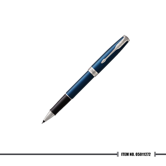 Parker Sonnet 18 Blue Chrome Trim Rollerball