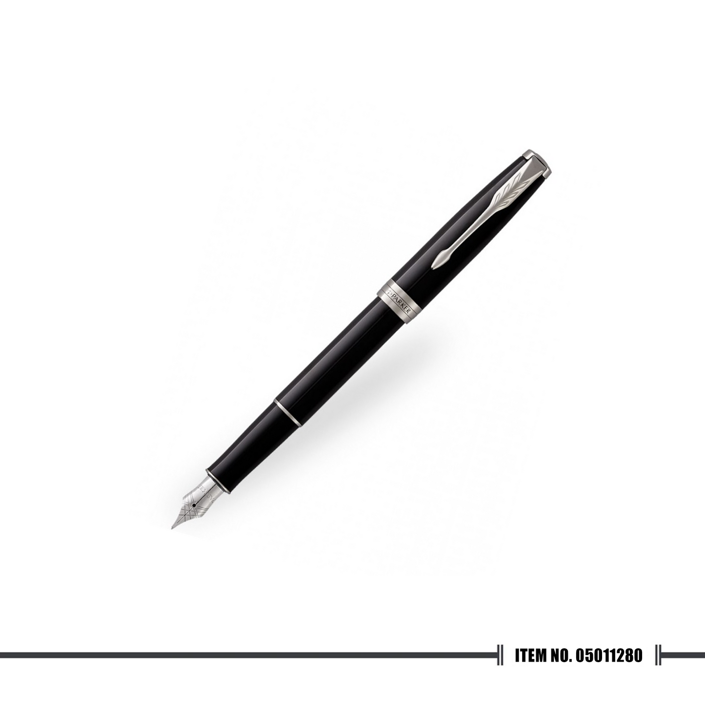 Parker Sonnet 18 Laque Black Chrome Trim FP Fine