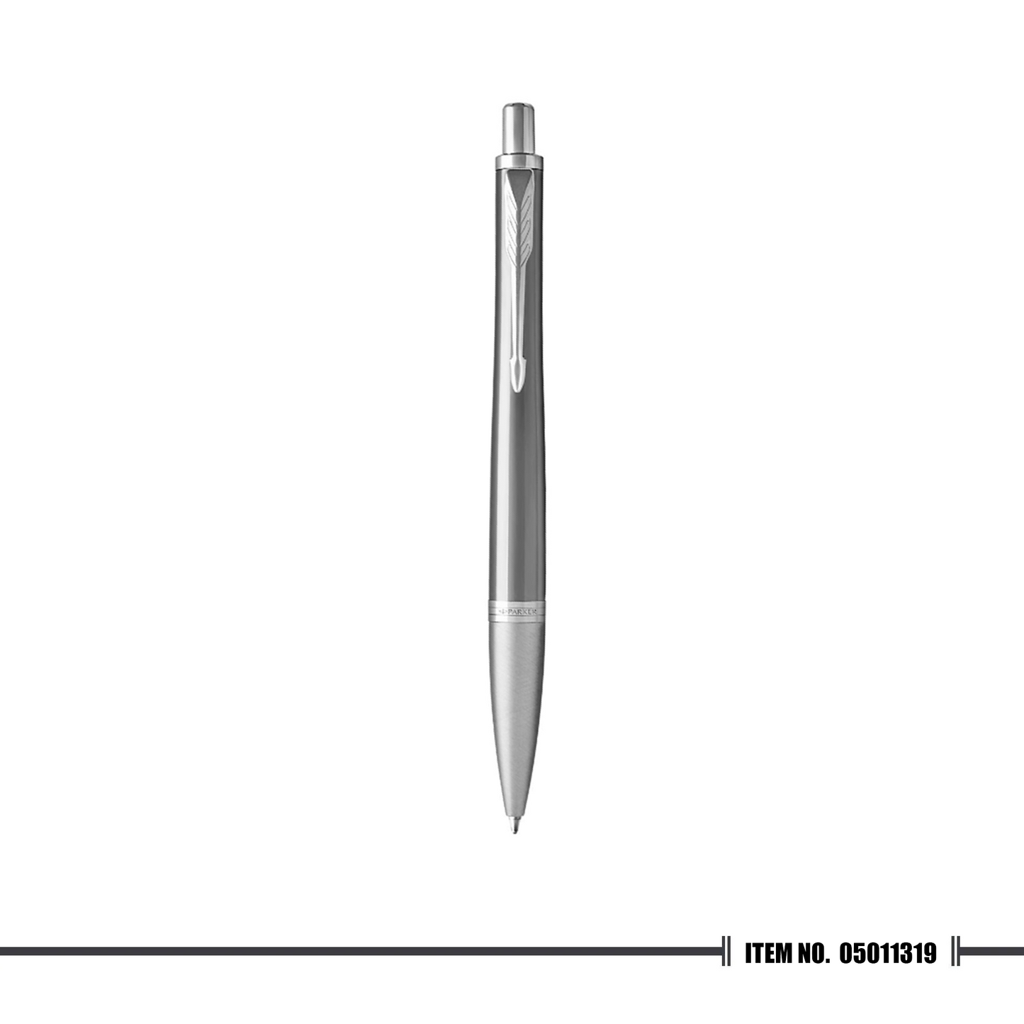 Parker Urban Premium Silver PWD Chrome Trim Ballpoint Pen