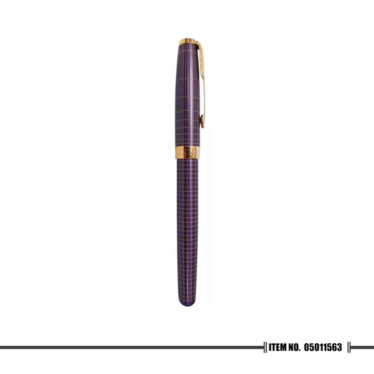 Parker Sonnet 18 Purple Chiselled PGT 18k Ballpoint