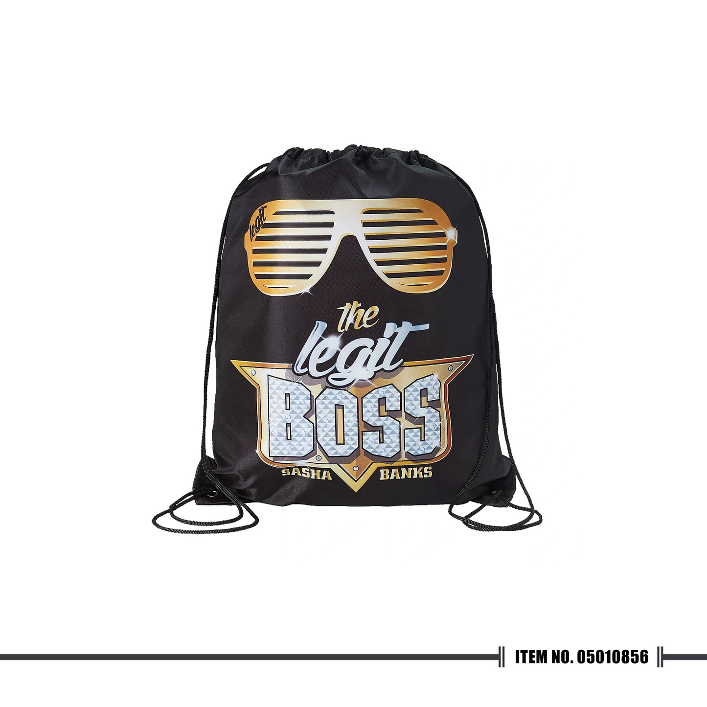 WWE Sasha Banks "The Legit Boss" Drawstring Bag