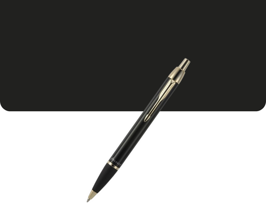 Parker IM Black Gold Trim Ballpoint