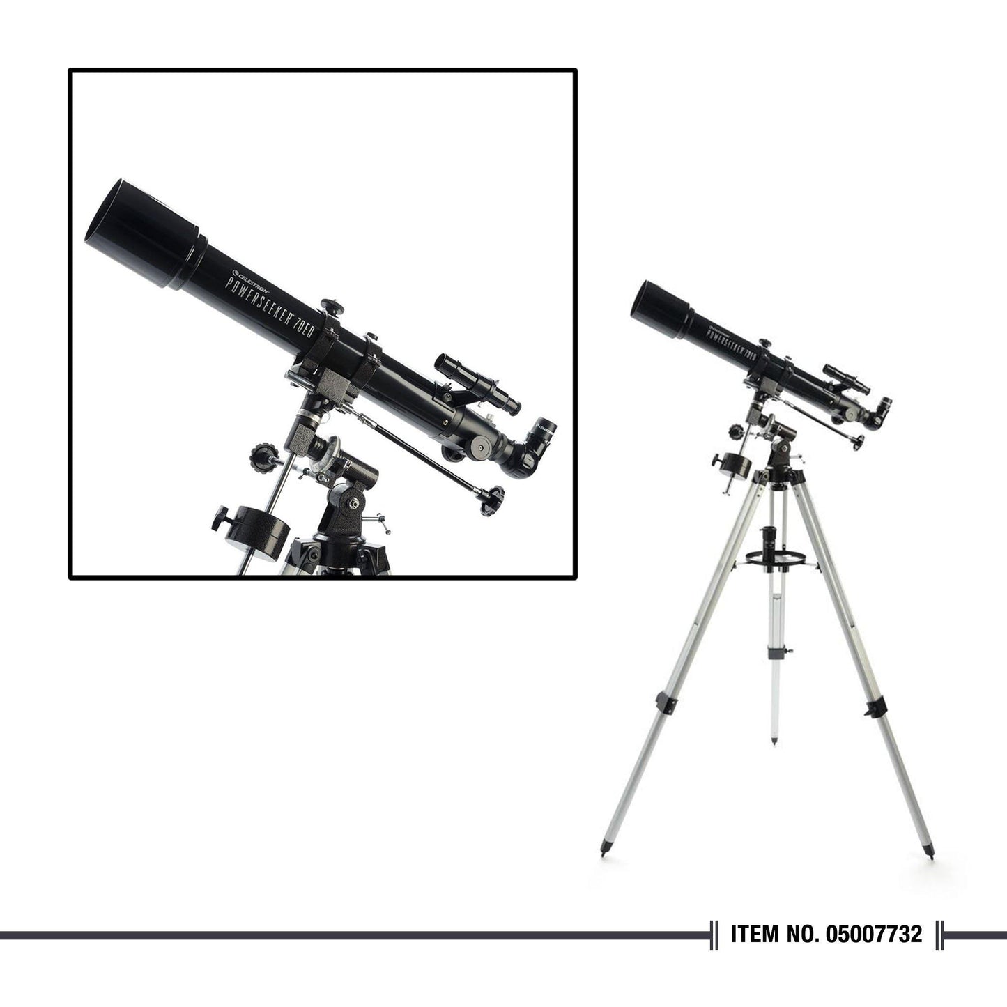 21037 Celestron Powerseeker 70EQ Telescope - Cutting Edge Online Store