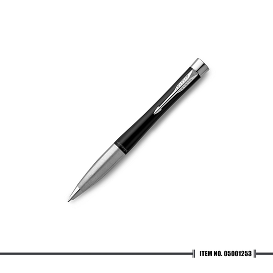 [⚡ FLASH SALE ⚡] Parker Urban Matte Black Chrome Trim Ballpoint 33867