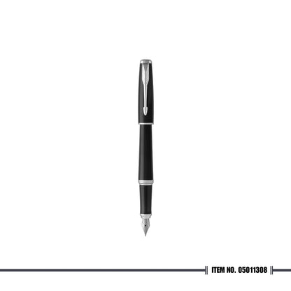Parker Urban Black Cab Chrome Trim Fountain Pen Medium
