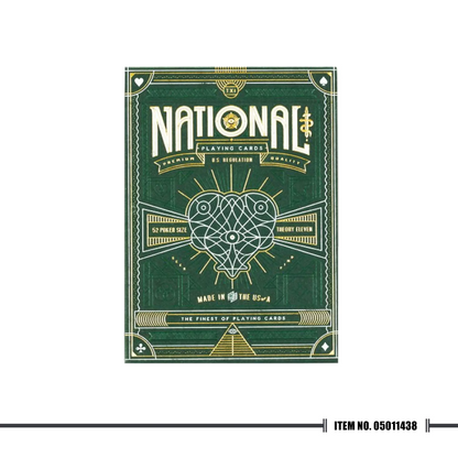 Theory 11 Green National Playing Cards