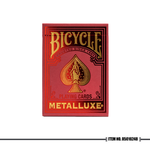 Bicycle® Metalluxe Red 2022