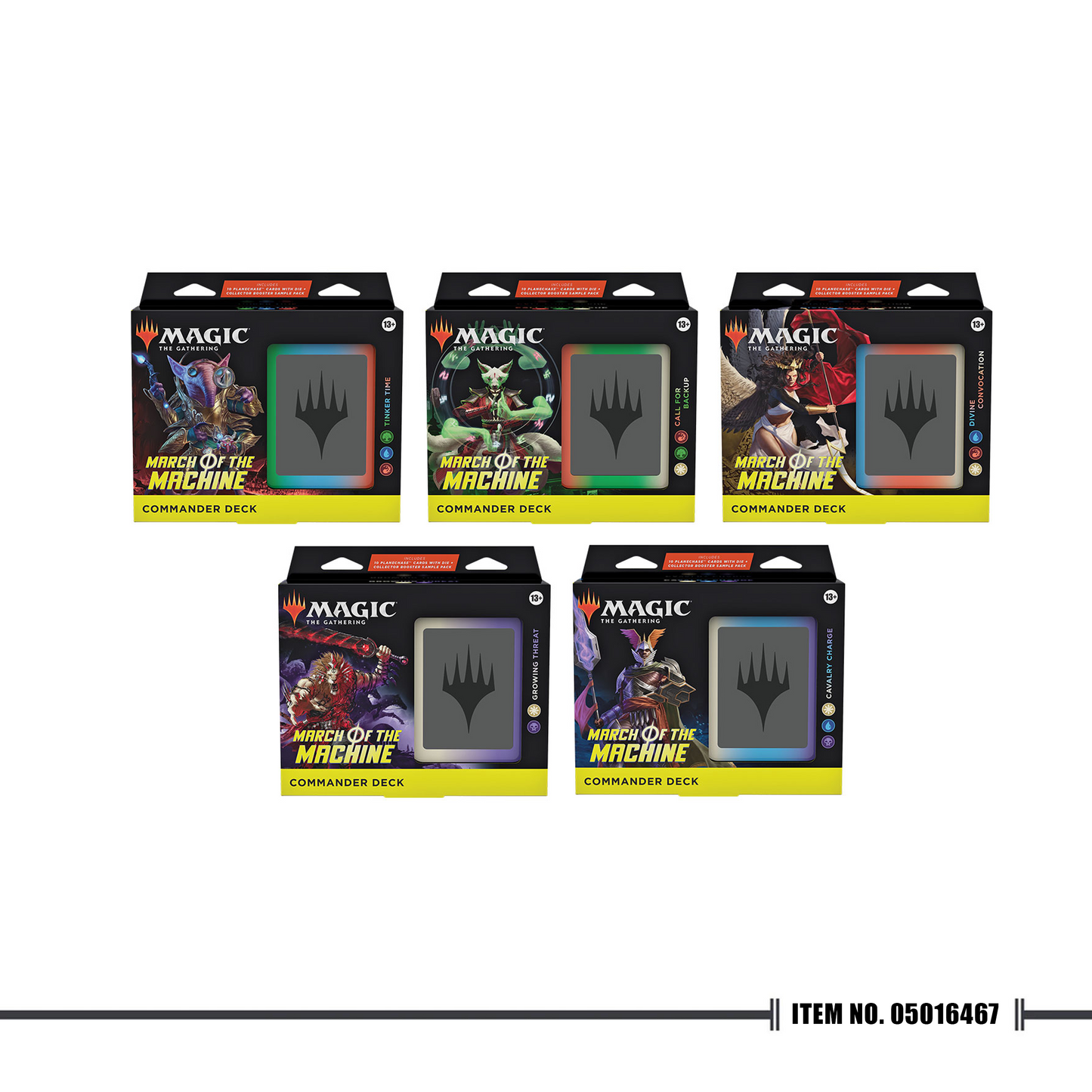 Magic The Gathering: March of the Machine Commander Display [SET OF 5]