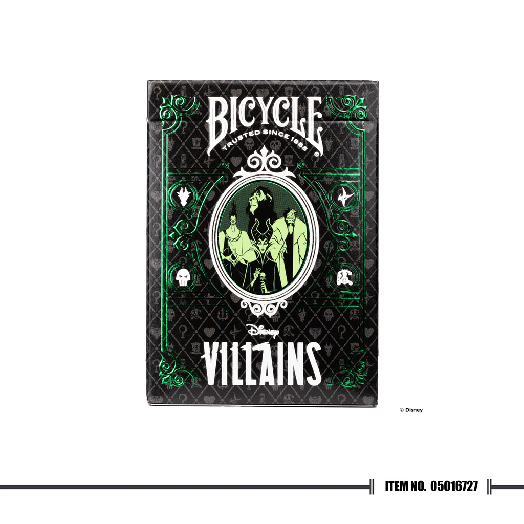 Disney Villains Inspired Playing Cards by Bicycle® - Green