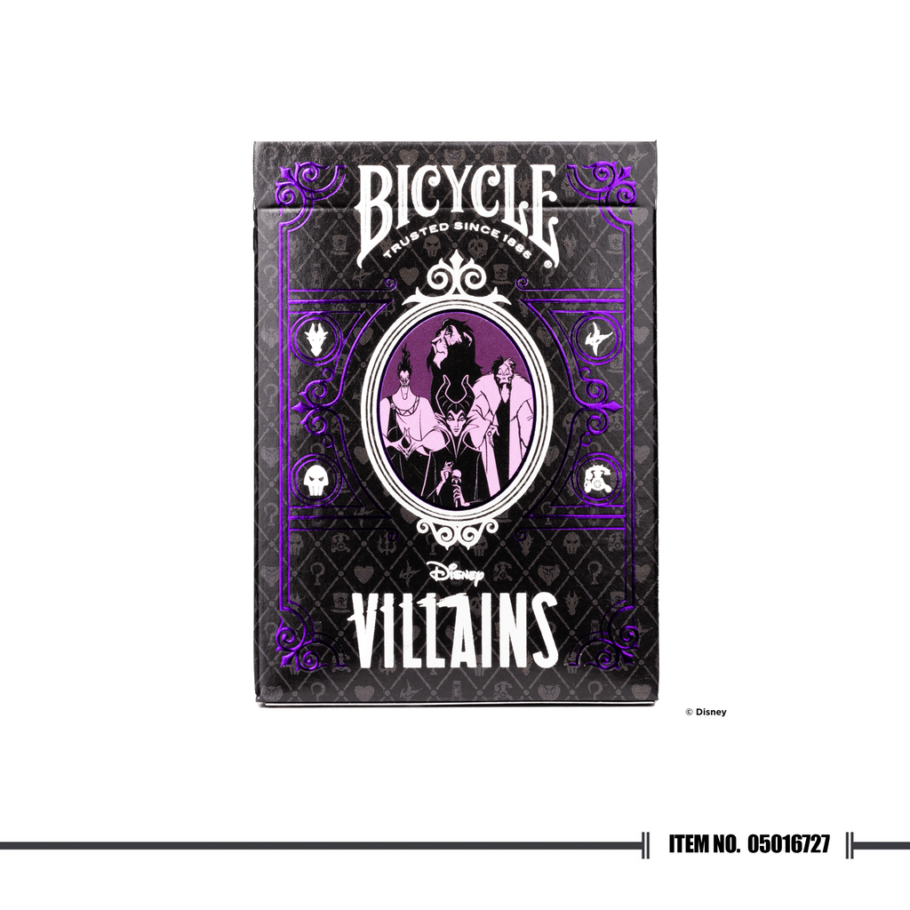 Disney Villains Inspired Playing Cards by Bicycle® - Purple