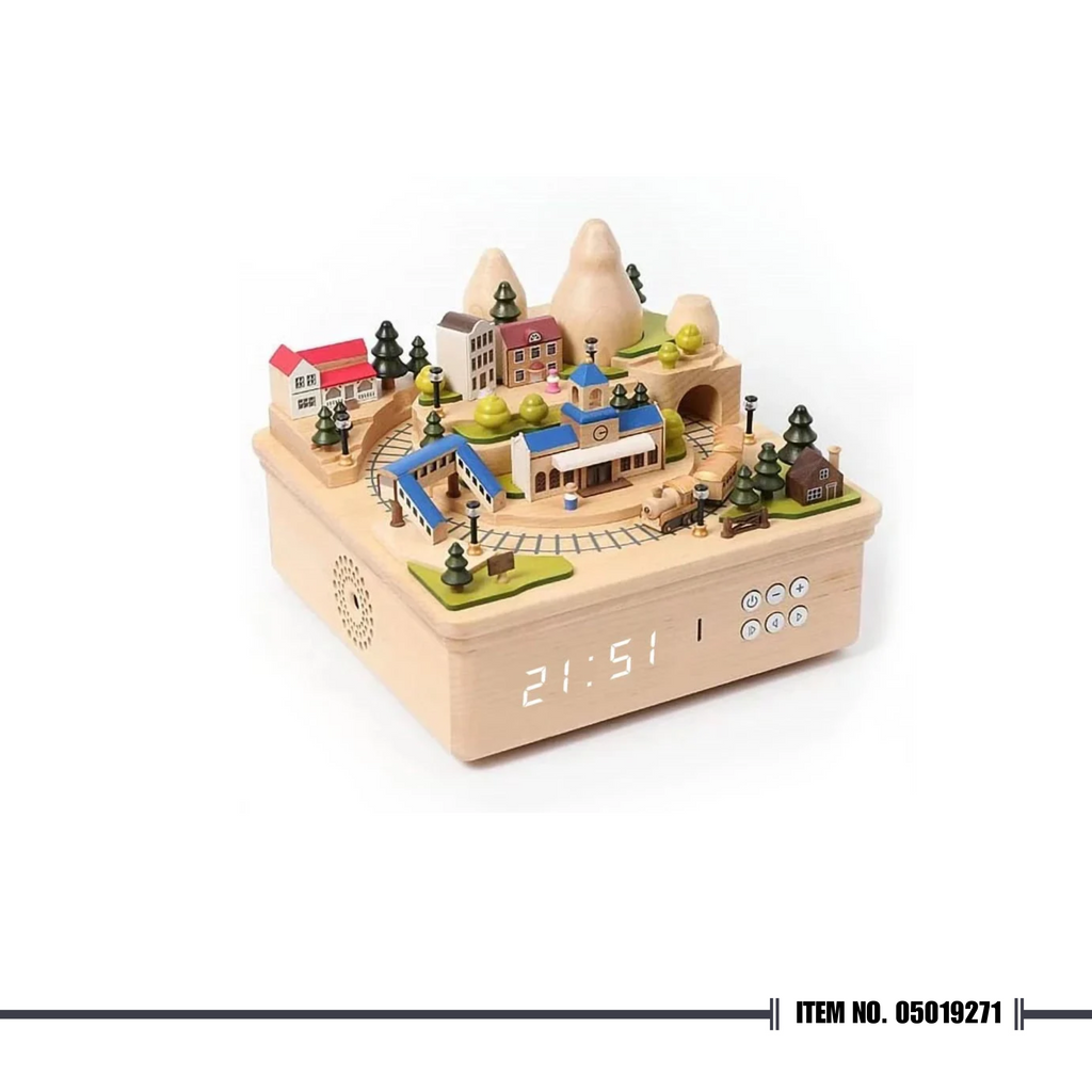 Wooderful Life Train & Cave Multifunction Music Box