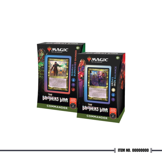Magic The Gathering: The Brothers War Commander Display (Set of 2)