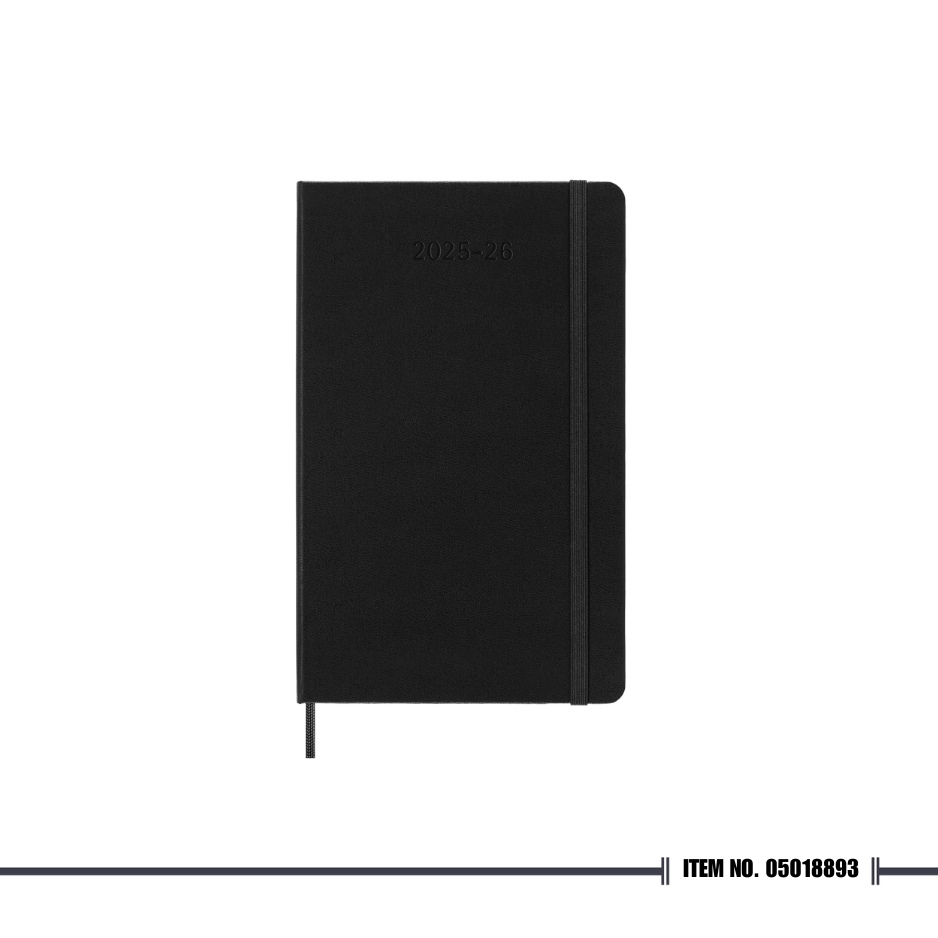Moleskine Classic Planner 2026 Large Daily, 18-Month