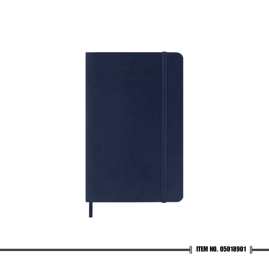 Moleskine Classic Notebook 2026 Pocket Weekly, 18-Month