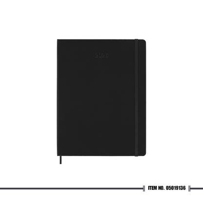 Moleskine Classic Notebook 2026 Extra Large Weekly, 12-Month