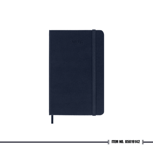 Moleskine Classic Notebook 2026 Pocket Weekly, 12-Month