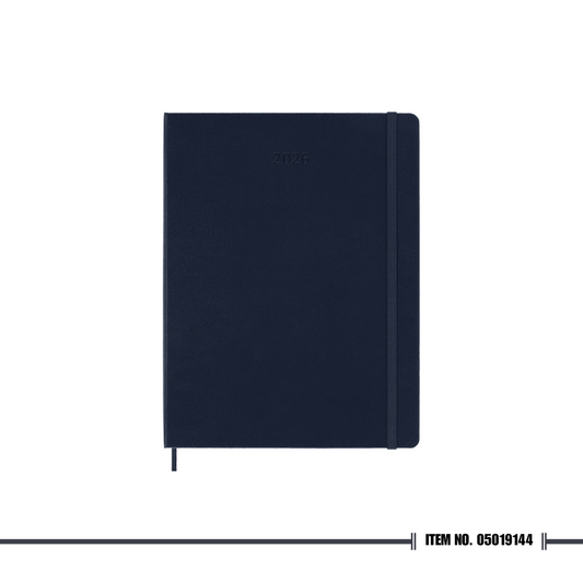 Moleskine Classic Notebook 2026 Extra Large Weekly, 12-Month