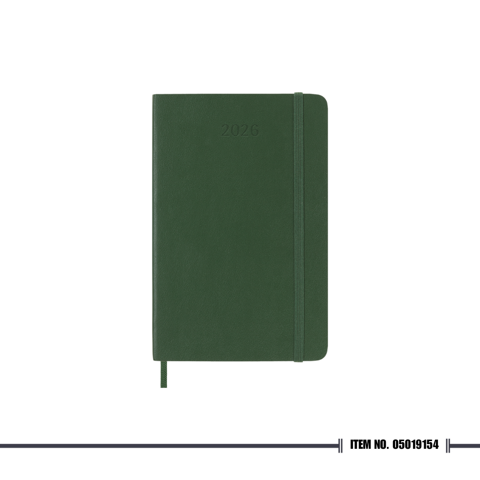 Moleskine Classic Notebook 2026 Pocket Weekly, 12-Month