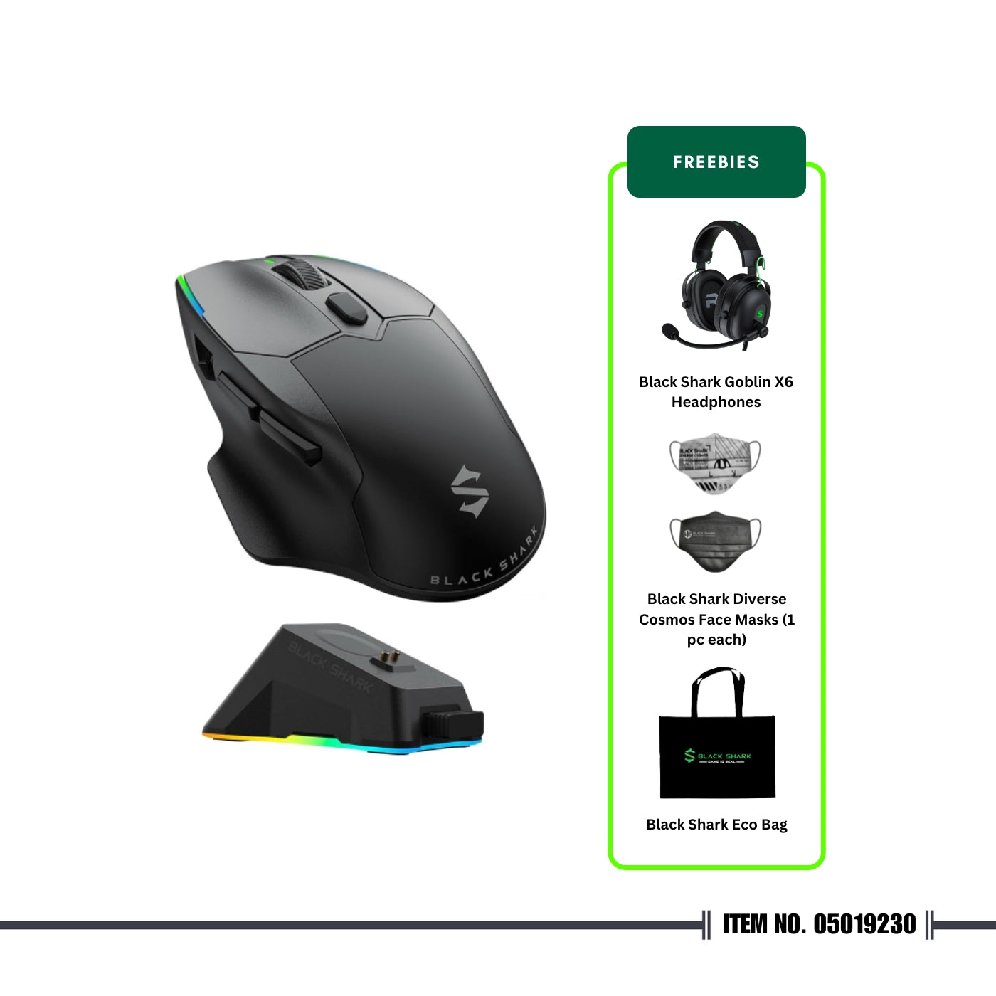 Black Shark Dark Gaming Mouse