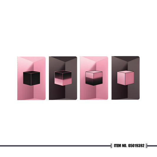 Moleskine x BLACKPINK Cahier Journal Set of 4, Pocket, Plain