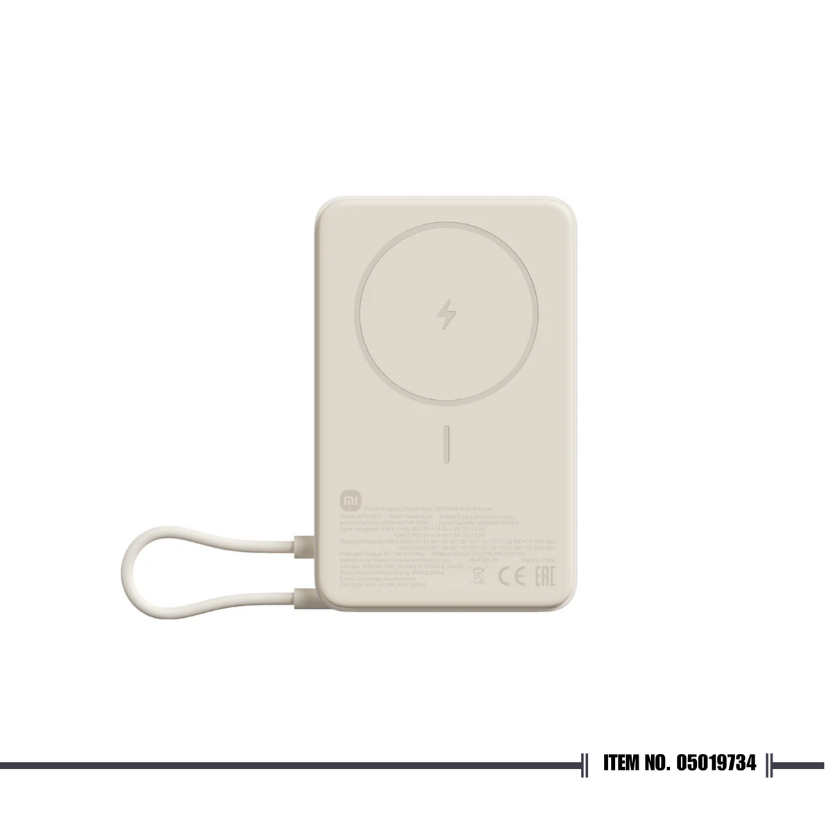 Xiaomi Magnetic Power Bank 10000 mAh with Built-in Stand CCC