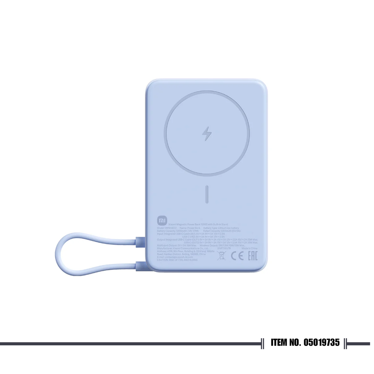 Xiaomi Magnetic Power Bank 10000 mAh with Built-in Stand CCC