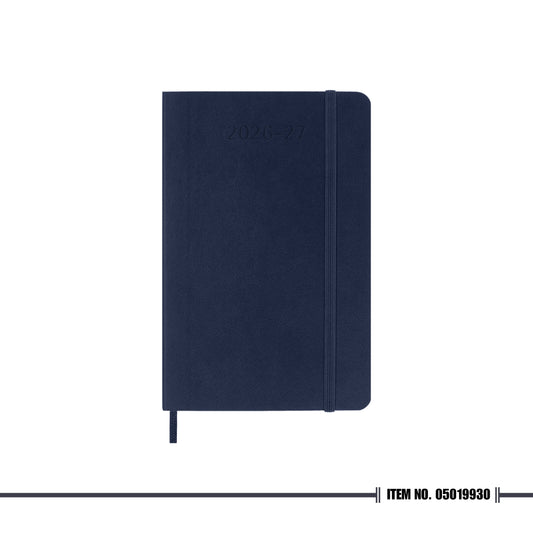 Moleskine Classic Weekly Planner 2026/2027 Weekly, 18 Months, Pocket, Soft Cover, Black