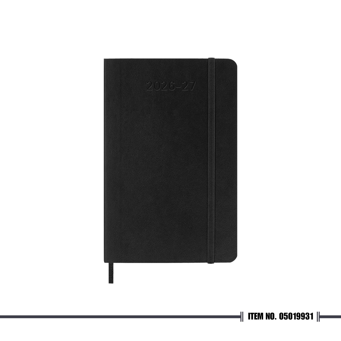 Moleskine Classic Weekly Planner 2026/2027 Weekly, 18 Months, Pocket, Soft Cover, Black