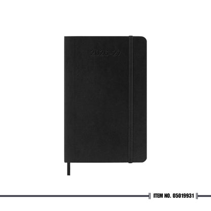 Moleskine Classic Weekly Planner 2026/2027 Weekly, 18 Months, Pocket, Soft Cover, Black