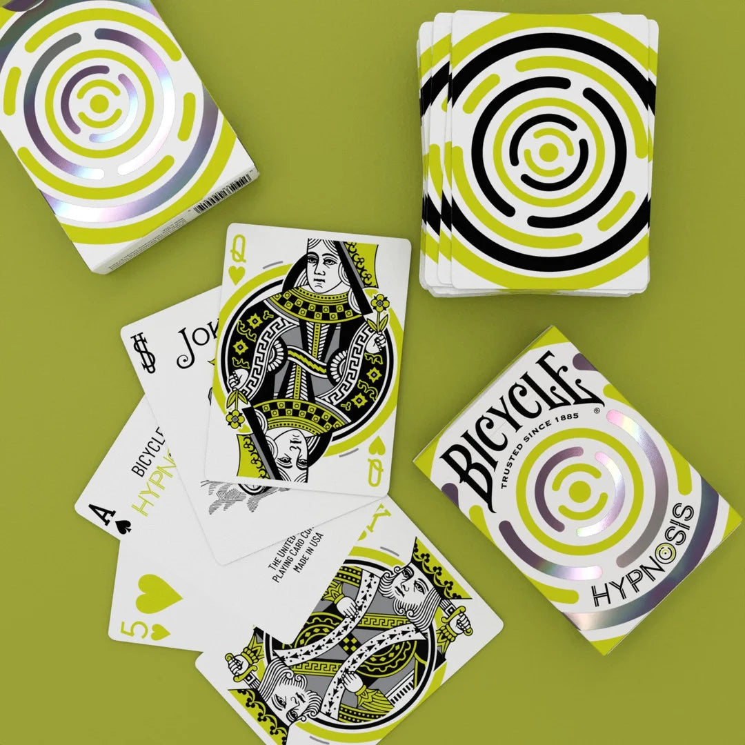 Bicycle® Hypnosis Green Playing Cards