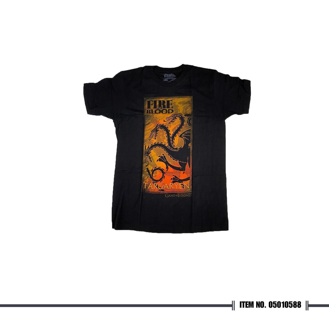 Game of Thrones Targaryen Fire and Blood T-shirt