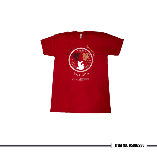 6472-371742-M Game of Thrones Dragon Names T-Shirt