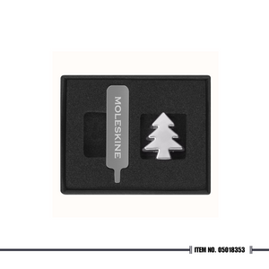 Moleskine® Holiday Pins Christmas Tree Silver