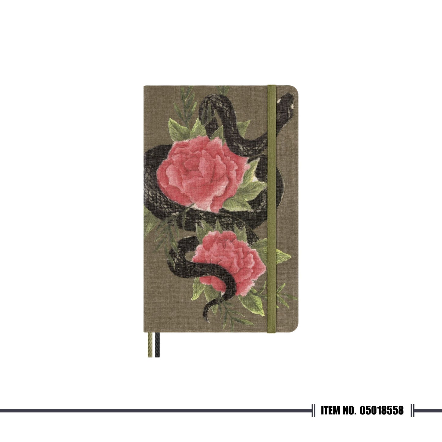 Moleskine Year of the Snake Roses Notebook Large Ruled