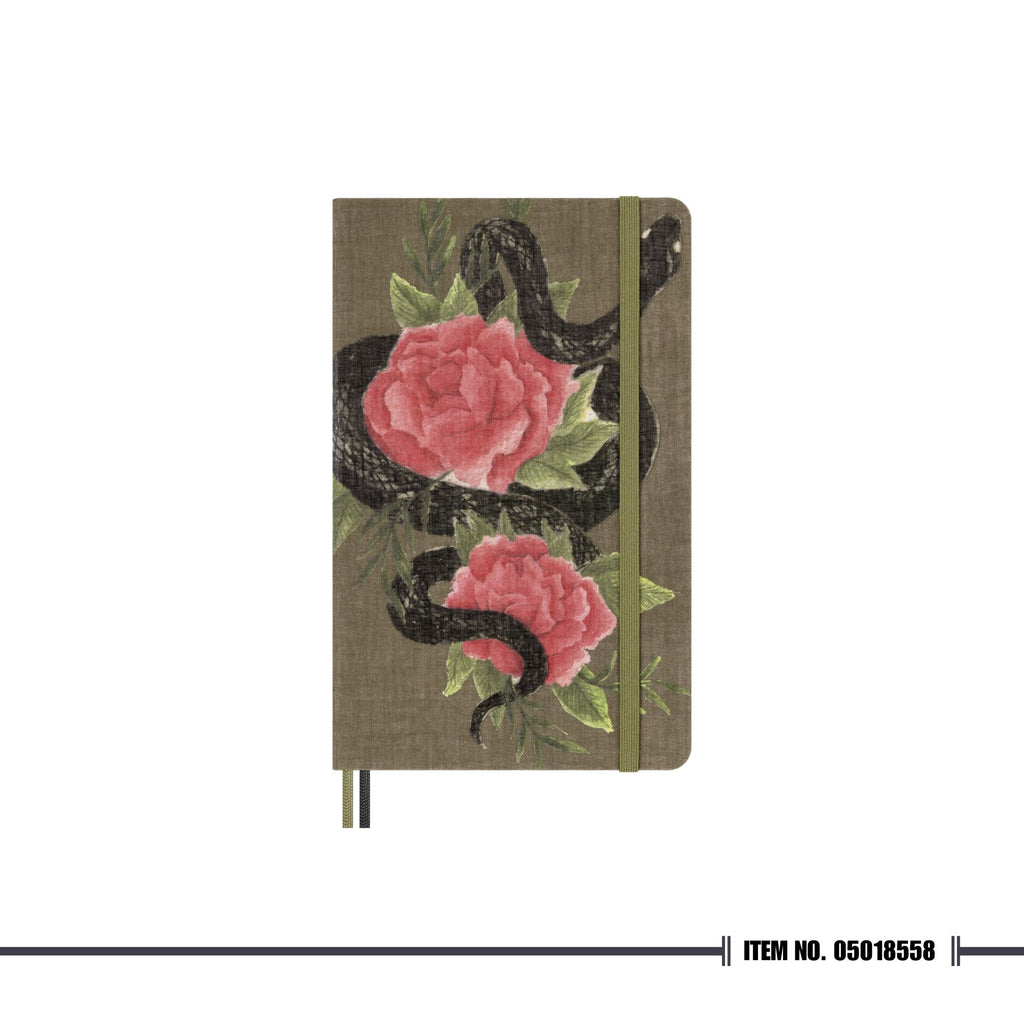 Moleskine® Year of the Snake Roses Notebook Large Ruled